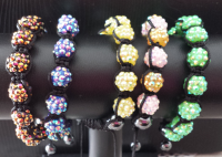Bracelet shamballa résine